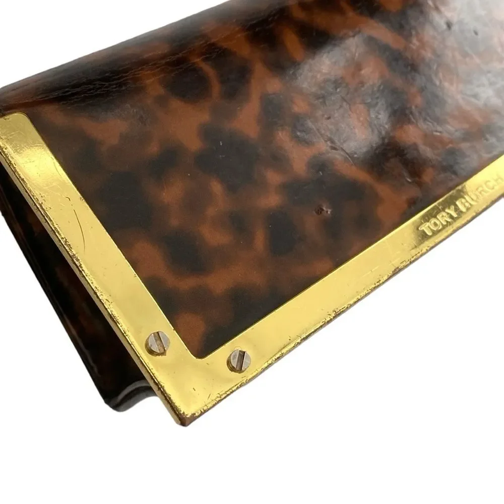 Tory Burch Animal Print Eyeglasses Case - Worn Condition